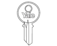 Yale RN11 GST 6-Pin Key Blank - Nickel Silver