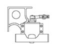 Yale 1950 Traditional Corner Bracket  