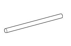 Yale 2010-12 626 12" Extension Rod for 2100 Series Exit Devices, Satin Chrome