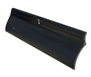 Zero 11D 36" Dark Bronze Anodized Aluminum Drip Cap