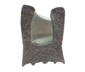 Zero 2070N 22" .250"W x .625"H Closed Cell Sponge Neoprene Gasketing