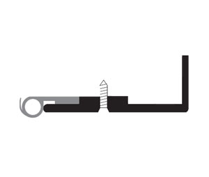 Zero 426A 4068 Aluminum Head Protection with Neoprene for Door Closers