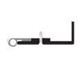 Zero 426A 24" Aluminum Head Protection with Neoprene for Door Closers