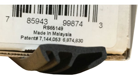 Kerf-Frame Gasketing