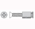 Zero MSLA-4 Anchor with #1/4 - 20 x 1-1/2” Phillips Machine Screw