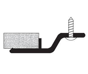 Zero 140A 42" Aluminum Perimeter Seal with Sponge Neoprene