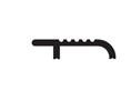 Zero 15B 24 Half-Saddle Threshold, 1.4"W x .318"H, 24" Length, Mill Finish Bornze