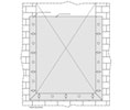 Zero 2080A-10-OM 24" 24"L x 10"H Flood Barrier Shield for Windows - Outside Mount 