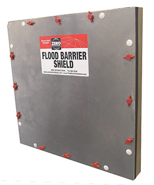 Zero 2090A-20-OM 76" 76"L x 20"H Flood Barrier Shield for Walls