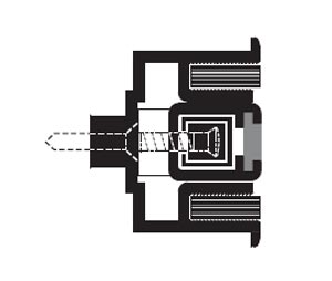 Zero 3056FS G 60" Gold Anodized Adjustable Mortised Astragal with Intumet & Neoprene