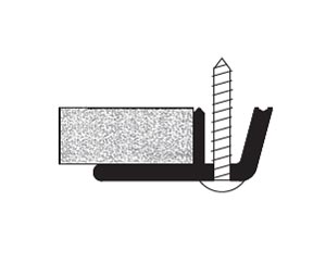 Zero 318D 8080 Dark Bronze Anodized Aluminum Perimeter Seal Set with Sponge Neoprene