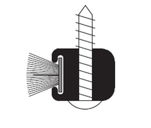 Zero 32D 4070 Dark Bronze Anodized Aluminum Bumper Strip Perimeter Seal Set with Brush