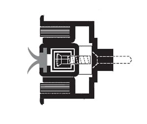 Zero 3557FS G 30" Gold Anodized Adjustable Mortised Astragal with Intumet & Neoprene
