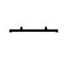 Zero 469A 24" Connection Plate for Adjustable thresholds , 2"W x .125"H, 24" Length, Mill Finish Aluminum