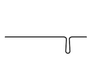 Zero 5000B 18" Bronze Window Protection for Side Jamb without Return Flange