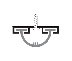 Zero 52A 42" Aluminum Door Bottom with Solid Neoprene