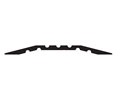 Zero 63A 36" Saddle Threshold without supporting legs, 3"W x 1/4"H, 36" Length, Mill Finish Aluminum