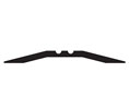 Zero 64A 24" Saddle Threshold without supporting legs, 2-1/2"W x 1/4"H, 24" Length, Mill Finish Aluminum