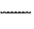 Zero 674A 24" Adjustable threshold , 4"W x H, 24" Length, Mill Finish Aluminum