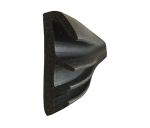Zero 8043N 8ft Neoprene Kerf Seal, Black