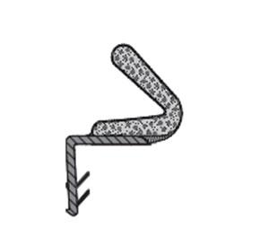 Zero 8053Q-Br 12 Brown Kerf-Frame Gasketing