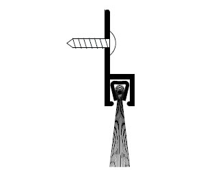 Zero 8192AA 36" Clear Anodized Door Sweep with Brush