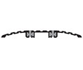Zero 8724G 24" Thermal break threshold with 2 PVC Breaks, 5.625"W x .500"H, 24" Length, Gold Anodized Aluminum