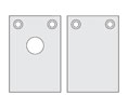 Zero 360ENDCAP End Cap Set for #360 Automatic Door Bottom