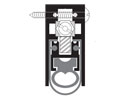 Zero 367AA 36" Sill Protection Automatic Door Bottom with Double Neoprene Insert  - Surface Mounted - Heavy Duty - Clear Anodized Aluminum