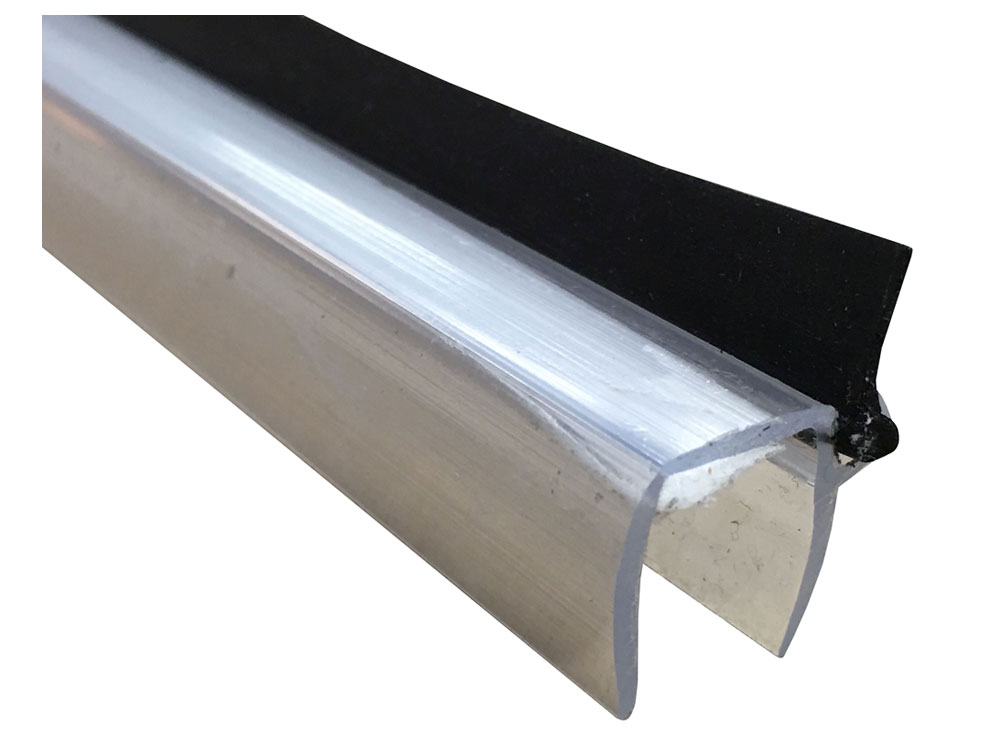 Zero 134 24" PVC Glass Edge Protection with Neoprene Lip insert for