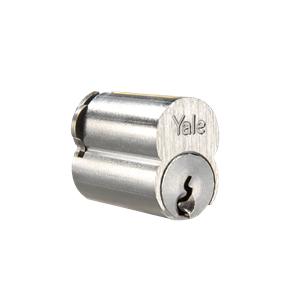 1210 PARA 626 0 BITTED Large Format IC Core 6-pin PARA Keyway - 0-bitted Satin Chrome