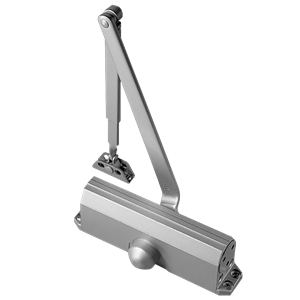 Norton 1604BC-689 Tri-Packed Door Closer, 4 Size, Backcheck - Aluminum Painted