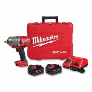 Milwaukee 495-2863-22R  M18™ FUEL™ with ONE-KEY™ High-Torque Impact Wrench Kit, Friction Ring Kit, 1/2 in Anvil, 5 pc