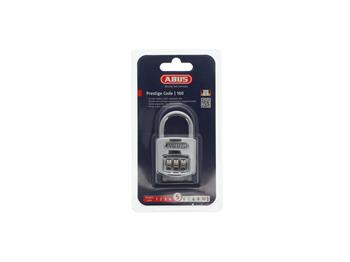 Abus 160-40-C 1-21/32" Corrosion Resistant Combination Padlock, 3 Digit Resettable Code, 15/64" Diameter x 57/64" Shackle Clearance