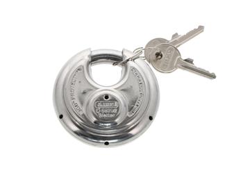 Abus 24IB-70B-KA-EE0252 2-3/4" Original ABUS Diskus Padlock, 25/64" Diameter Shackle Keyed Alike to EE0252
