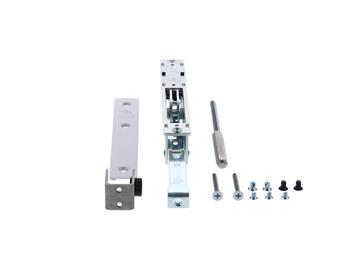 Adams Rite 1870-20-628 12" Cylinder-Operated Flushbolt with Flat Faceplate -31/32" Backset -Non-handed- 12" Standard Cylinder Height - Clear Anodized Aluminum Finish