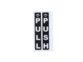 Adams Rite 20-0099  "PUSH & PULL" Indicator