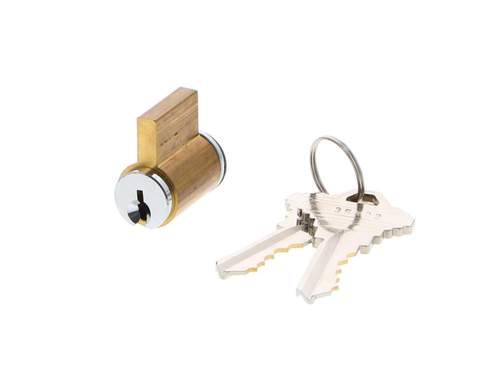 detail image for Adams Rite 29-0461-03-01 Insert Cylinder W/ 2 Keys - Schlage "C" Keyway