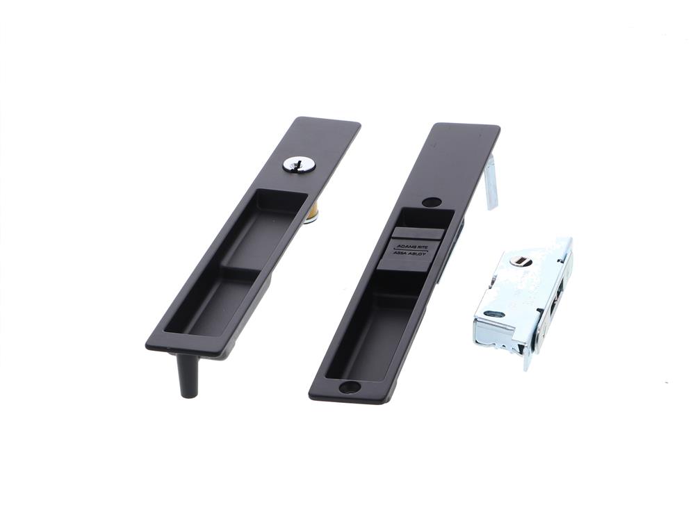 detail image for Adams Rite 4190-09-02-119-01-IB Sliding Door Flush Lockset with Exterior Cylinder