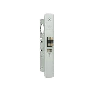 Adams Rite 4510-35-101-628 Deadlatch, 1-1/8" Backset, 4-5/8" Mortise Strike, Left Handed, Satin Aluminum clear Anodized