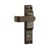 Adams Rite 4550L-01-121 Lever Trim for MS Deadlock, Flat Lever with Return, LOCKED/OPEN Indicator, LH/LHL, Dark Bronze Painted Finish
