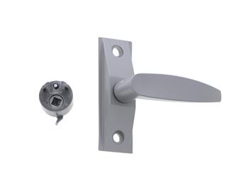 Adams Rite 4560-601-130 Right Handed Deadlatch Handle for 1-3/4" to 2" Thick Doors Satin Aluminum Finish