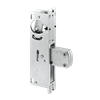 Adams Rite MS1853S-410-IB MS Deadlock, Less Faceplate, 1-1/2" Backset, Straight Bolt