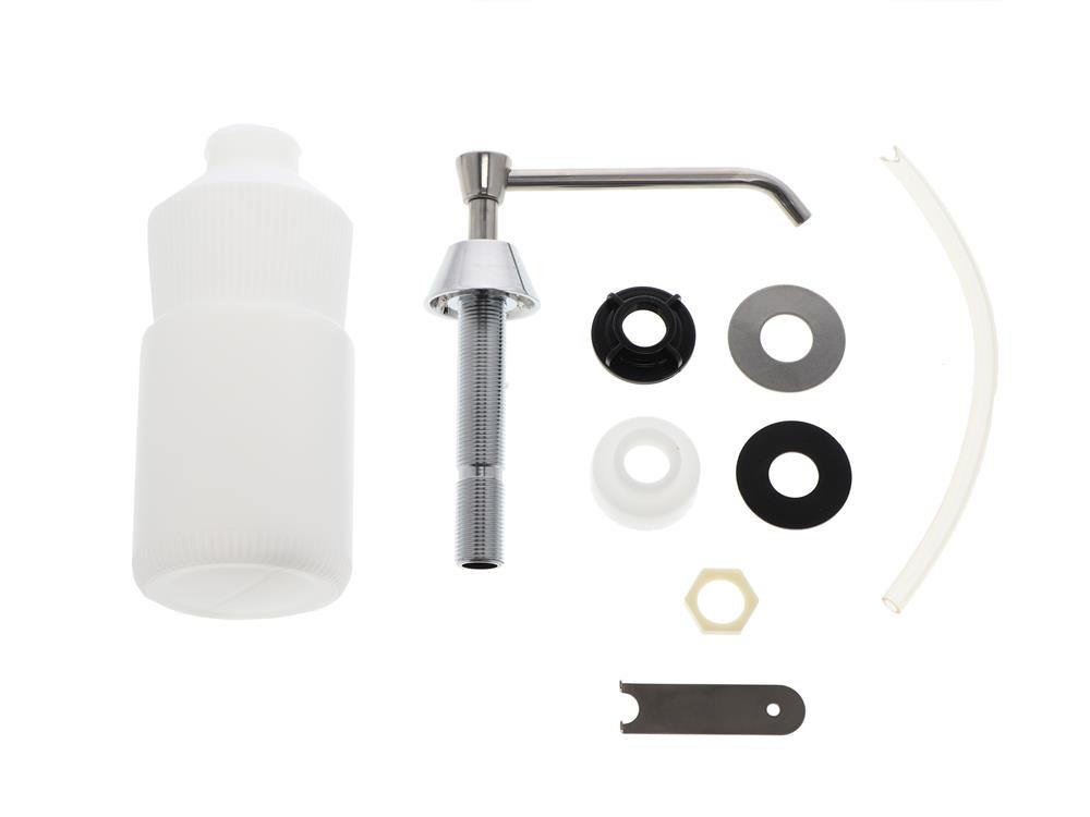 detail image for AJW U128PC Vanity Mounted Soap Dispenser - 4" Spout