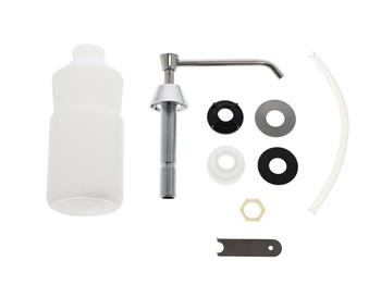 AJW U128PCA Vanity Mounted Soap Dispenser - 6" Spout