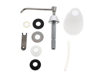 AJW U129PCA Vanity Mounted Soap Dispenser - 6" Spout