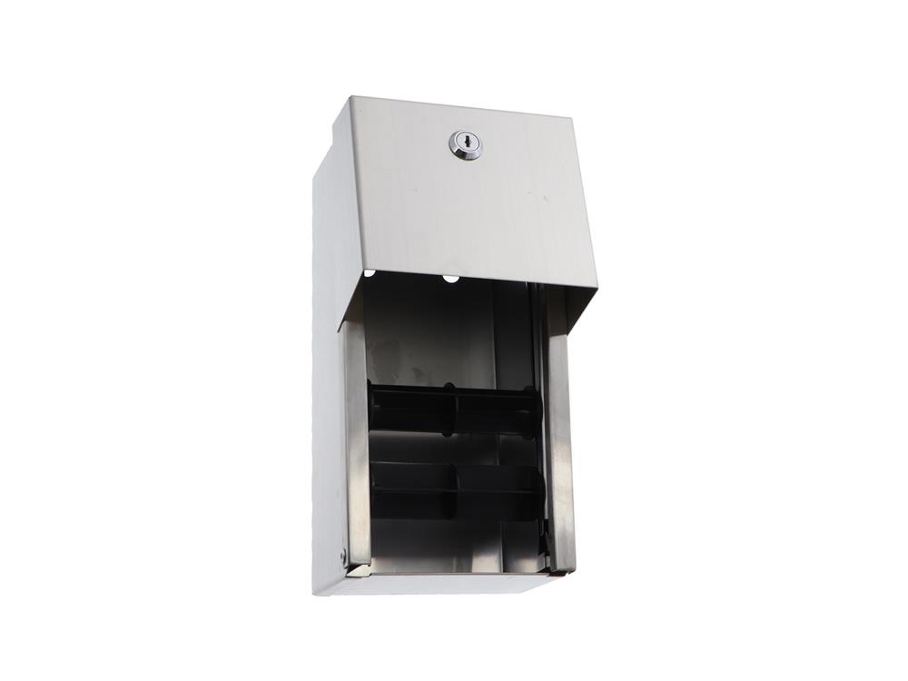 detail image for AJW U840 Hooded Steel Dual Tissue Dispenser