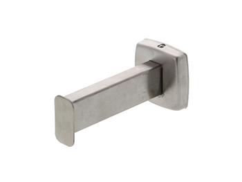 AJW UX111-SF Single Satin Towel Pin - Surface Mounted