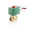 ASCO 0 Solenoid Gas Valve, Normally Closed, 1/4" Pipe Size, 110/60vac, Brass