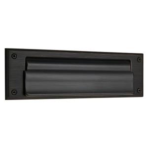 Baldwin 0015 076 Letter Box Plate Lifetime Graphite Nickel